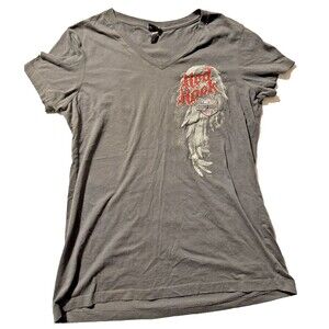 Harley Davidson Women’s T-shirt Red Rock Las Vegas Size Large Grey